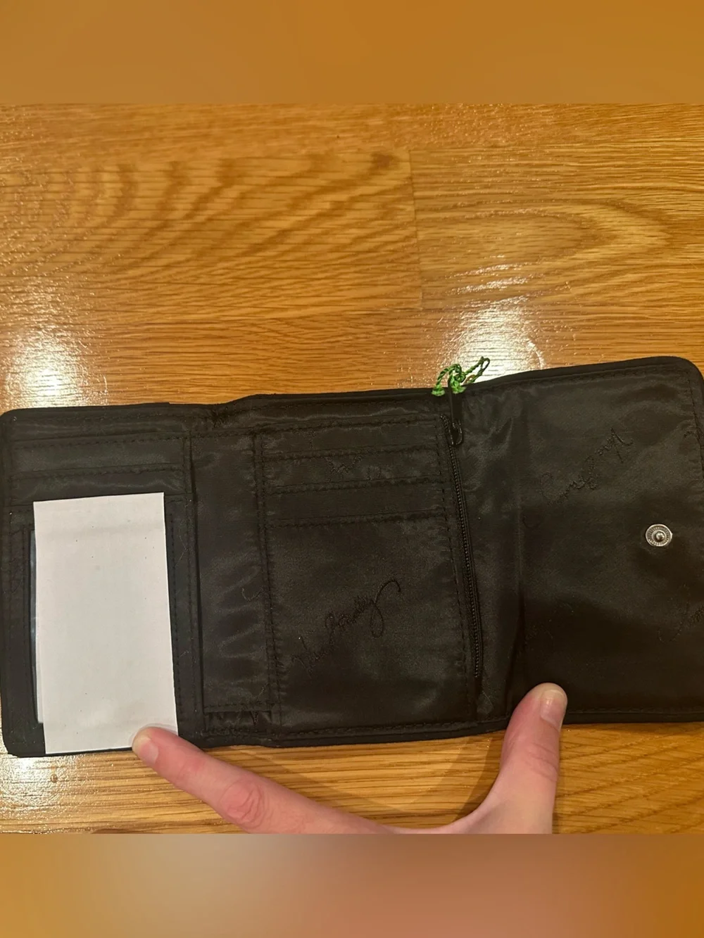 Vera Bradley Black and White Patterned Quilted Wallet Vintage